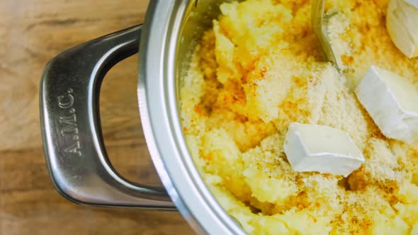 The Chef Grinds the Mashed Potatoes alt