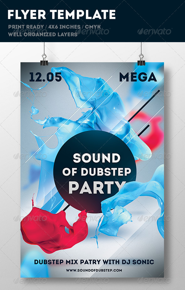 Party Flyer Print Template - Flyers Print Templates