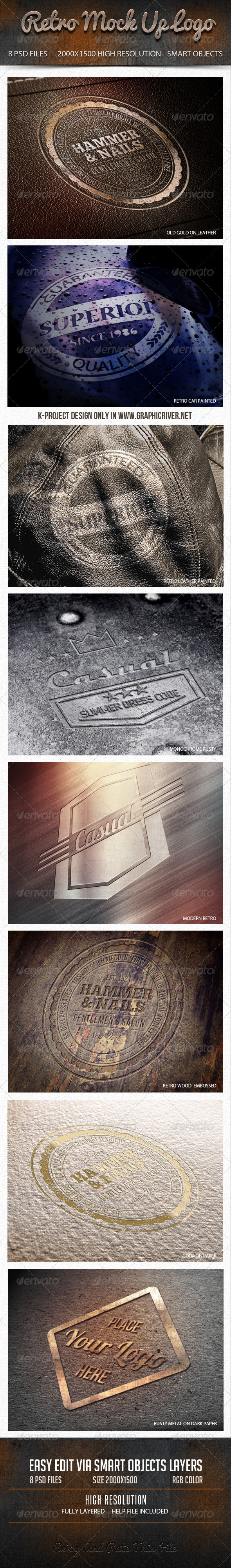 Retro Mock Up Logo - Logo Product Mock-Ups