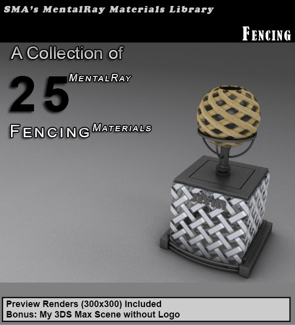 25 Fencing Materials - 3Docean 6697352