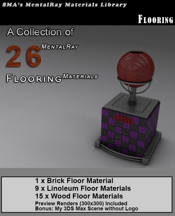 26 Flooring Materials - 3Docean 6697374