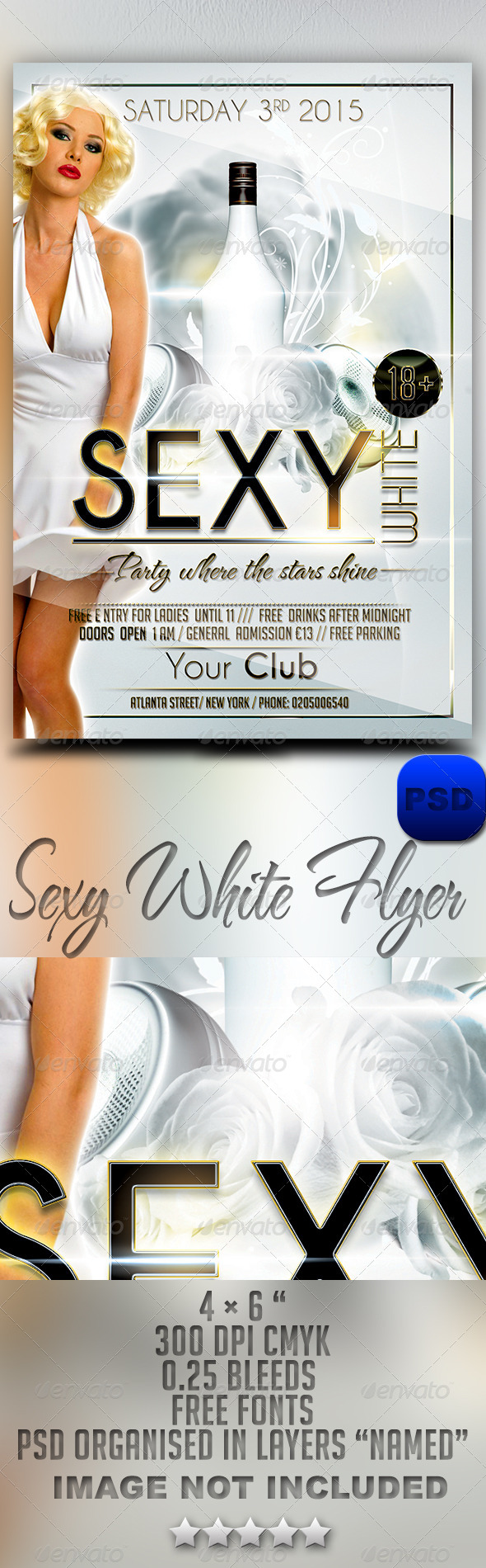 Sexy White Flyer Template - Events Flyers