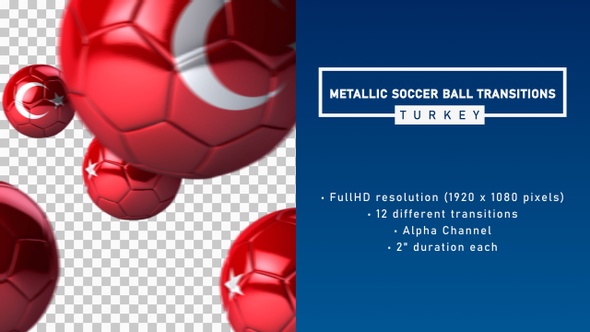 Metallic Soccer Ball Transitions - Turkey