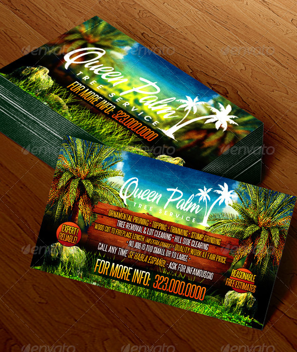 Gardening Business Card 1 - Business Cards Print Templates