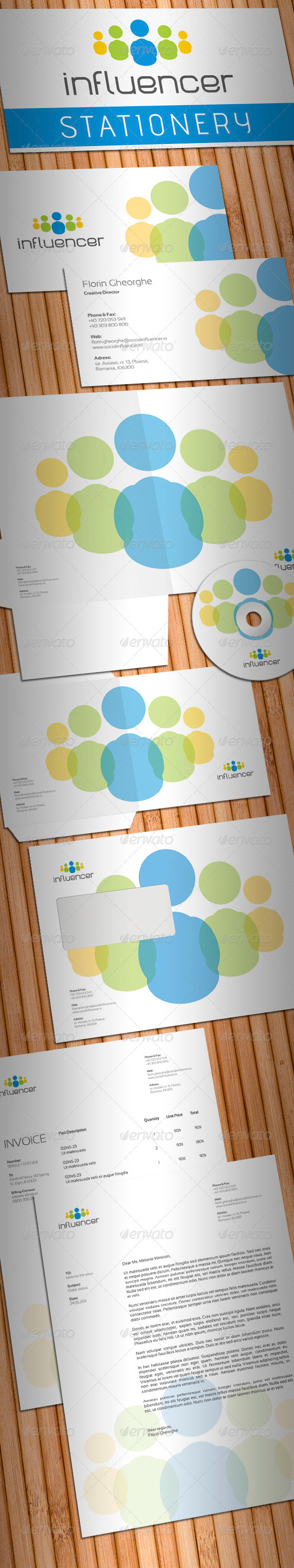 Social Media Influencer Stationery - Stationery Print Templates