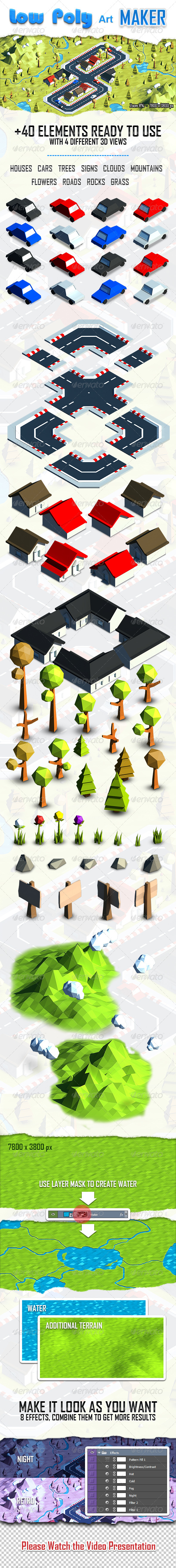 Low Poly Art Maker - Miscellaneous Graphics