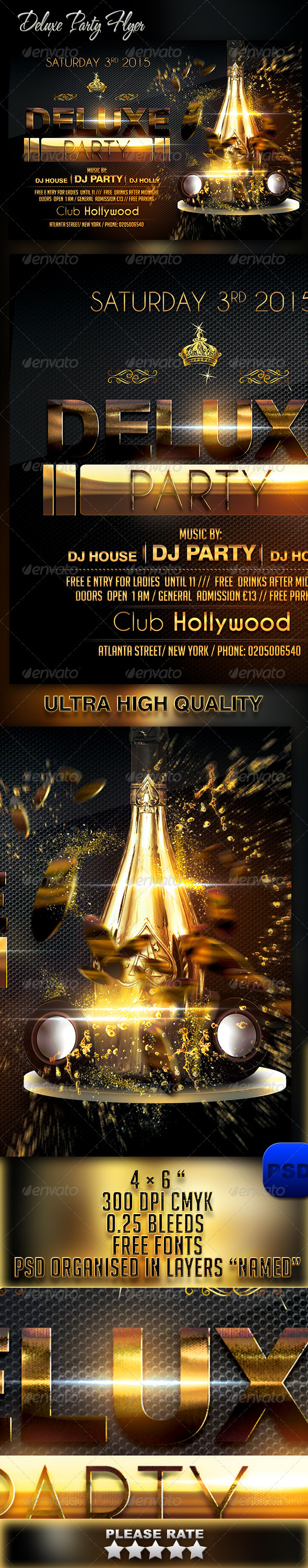 Deluxe Party Flyer - Events Flyers