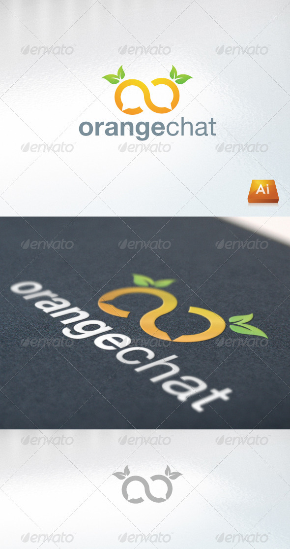 orangechat - Abstract Logo Templates