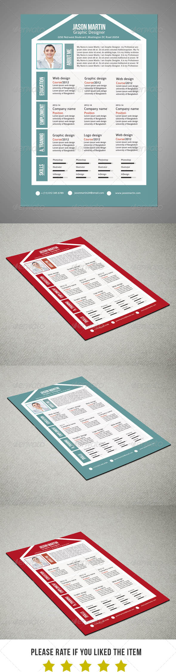 Creative Pro Resume V9 - Resumes Stationery