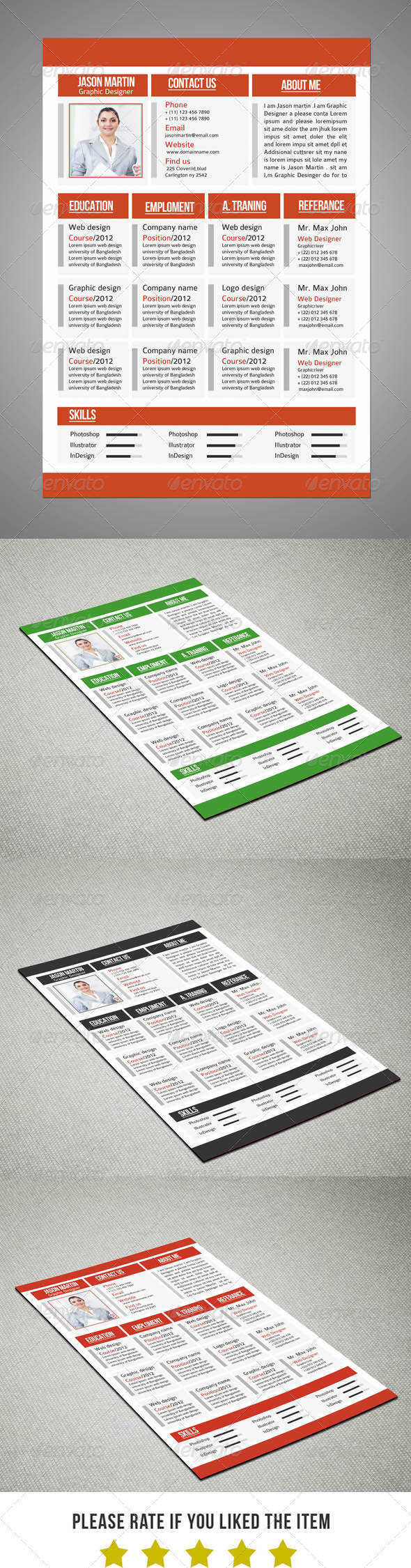 Simple 2-page Resume - Resumes Stationery