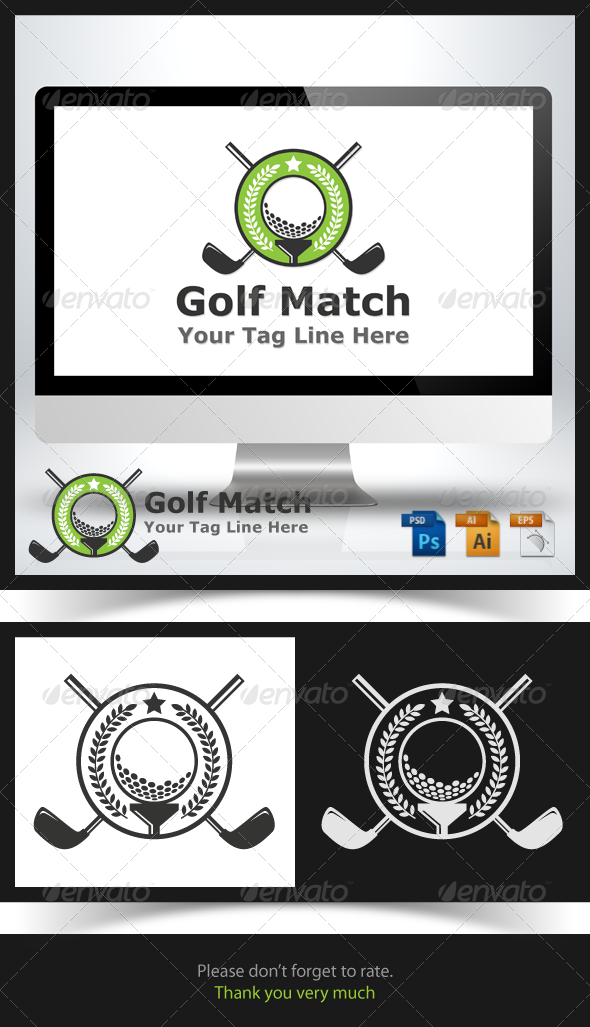 Golf Match Logo - Symbols Logo Templates