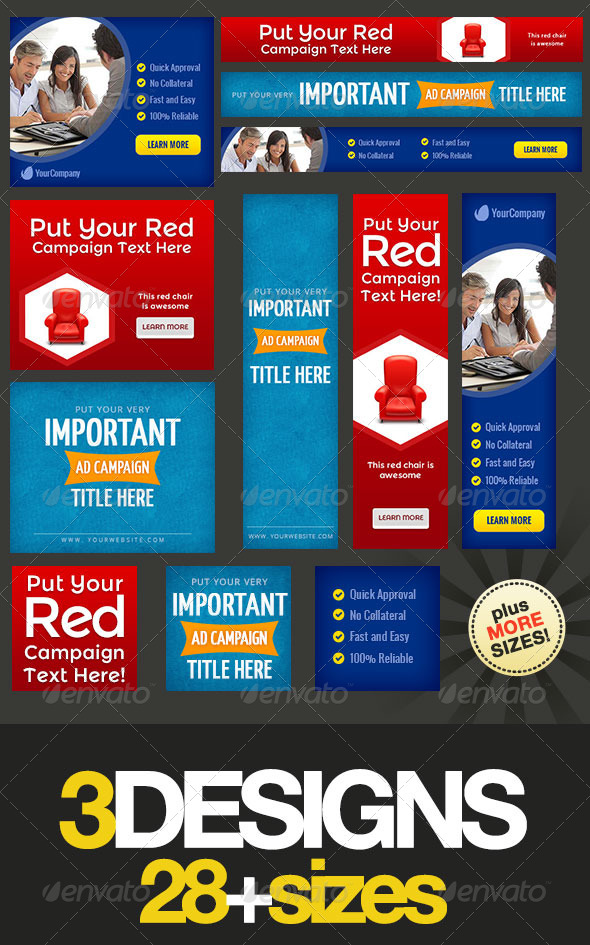 Multipurpose Web Banner Design Bundle 4 - Banners & Ads Web Elements
