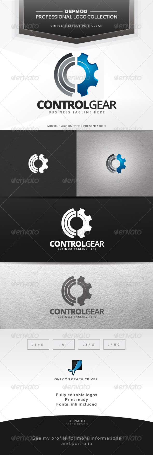 Control Gear Logo - Symbols Logo Templates