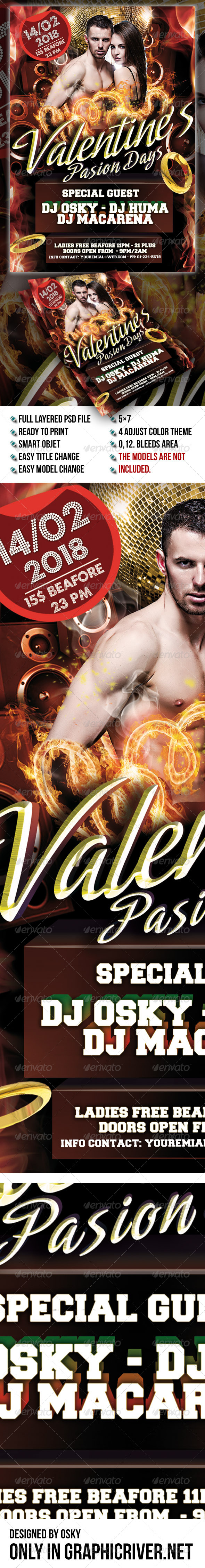 Valentine On Fire - Clubs & Parties Events