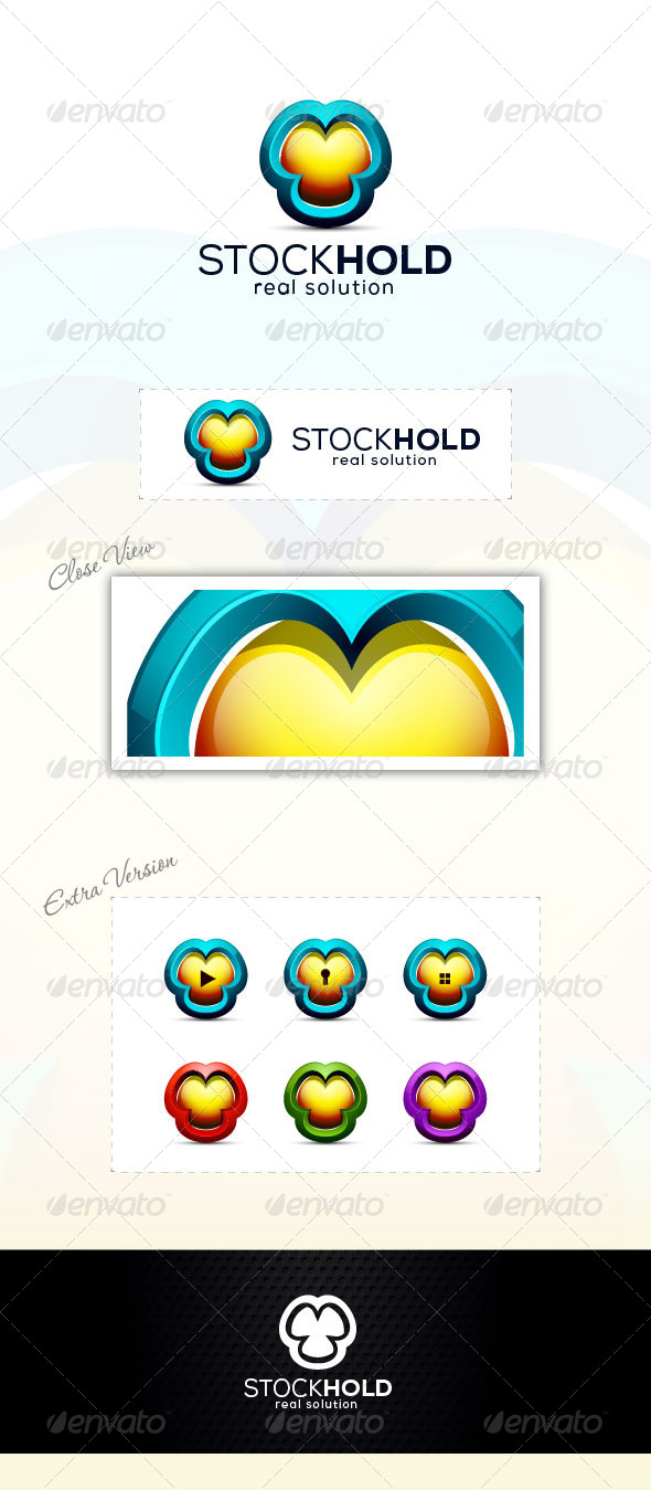 3D Hold Logo - 3d Abstract