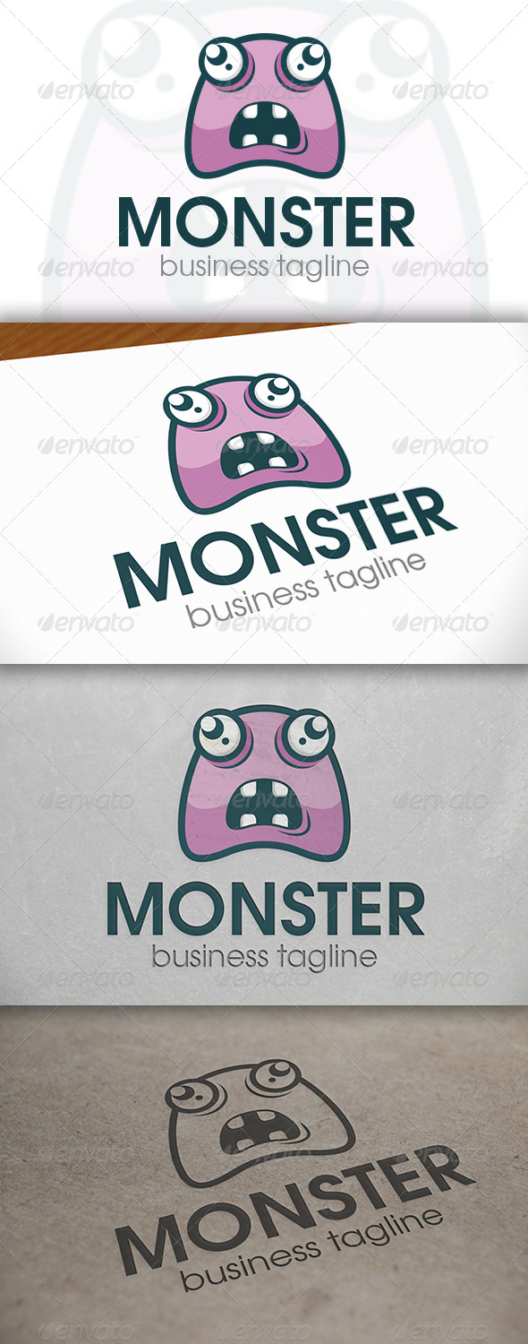Monster Logo - Vector Abstract