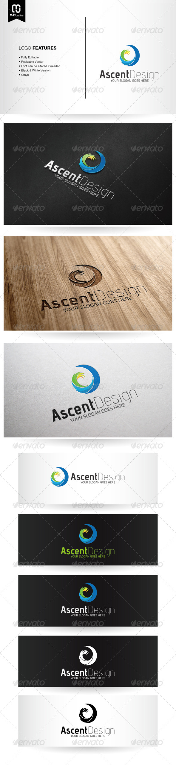 Abstract Spiral A Logo - Letters Logo Templates