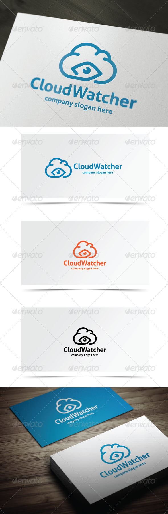 Cloud Watcher - Objects Logo Templates