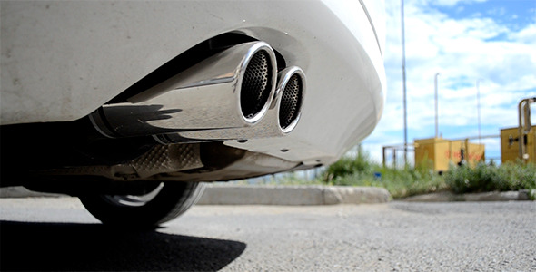 Exhaust System Of The Car