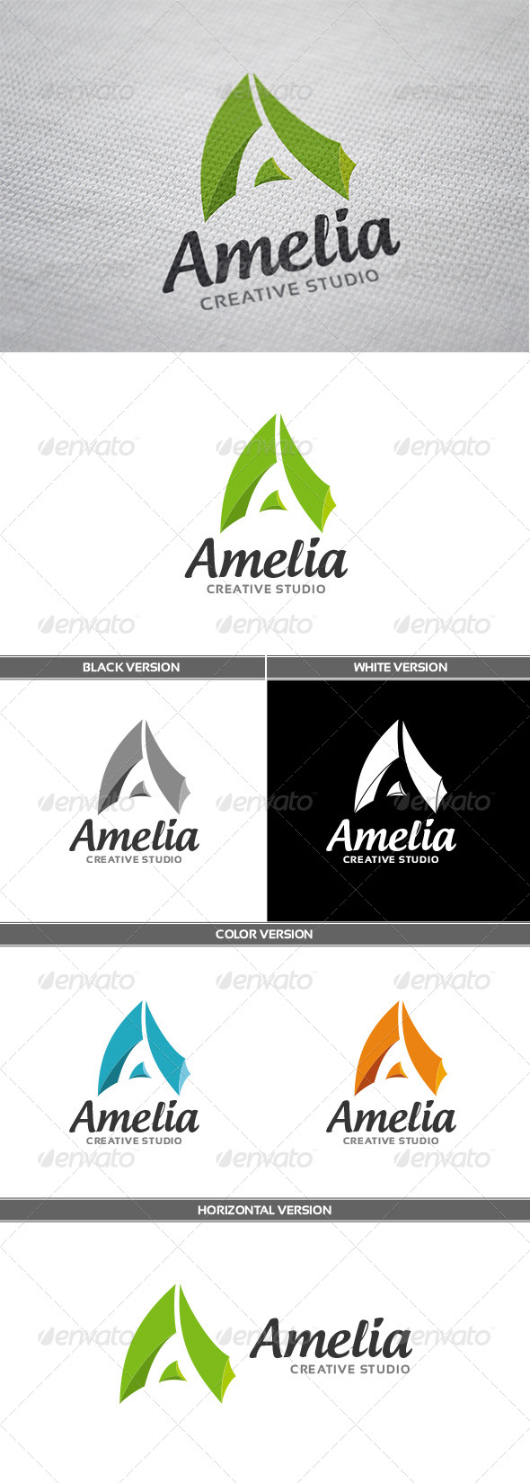 Amelia Logo - Letters Logo Templates