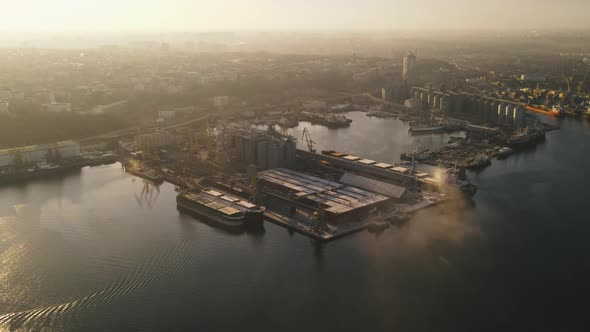 Odessa Port View From Drone alt