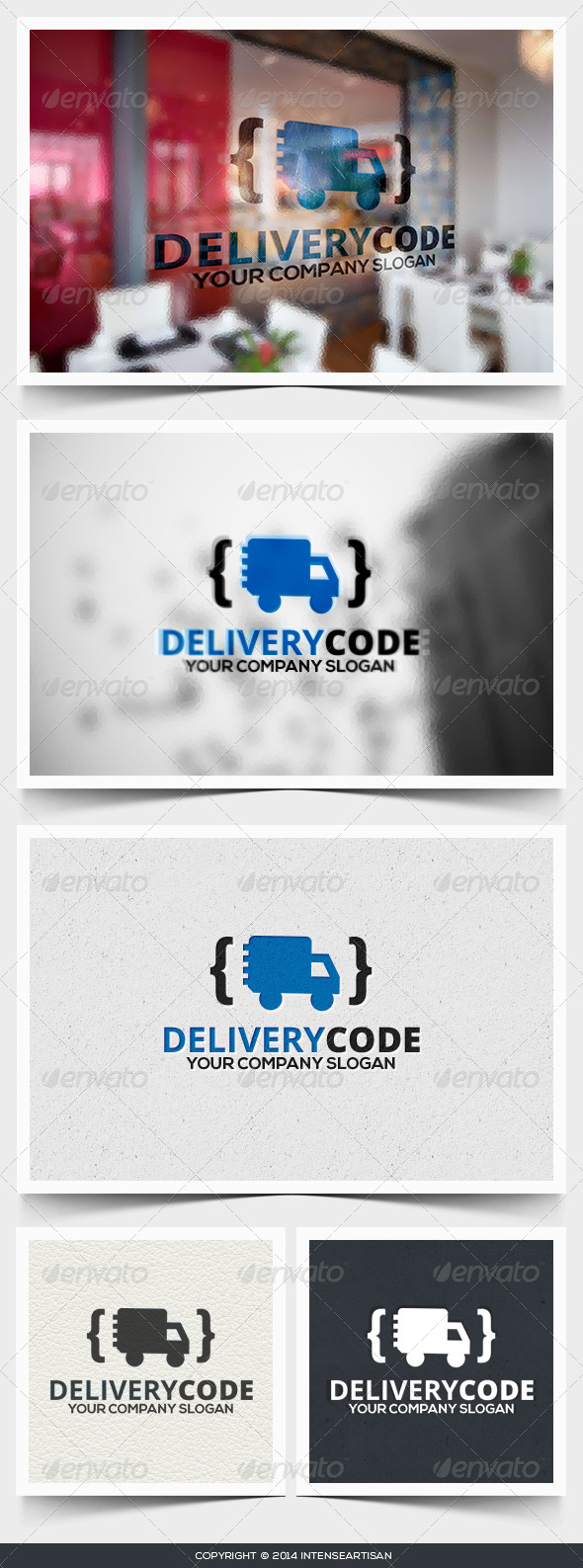 Delivery Code Logo Template - Objects Logo Templates
