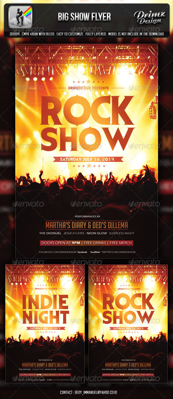 Big Show Flyer - Events Flyers