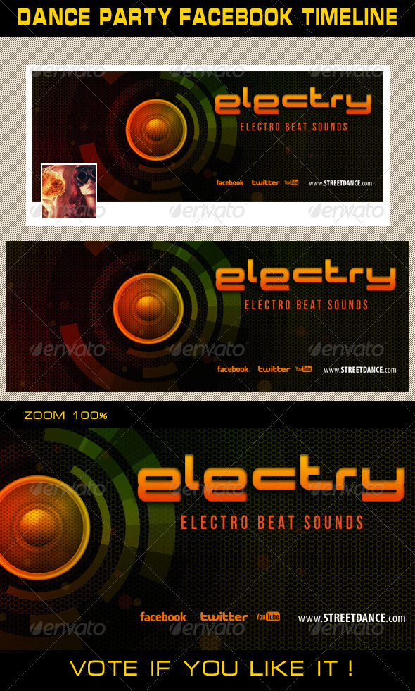 Dance Party Facebook Timeline 01 - Facebook Timeline Covers Social Media
