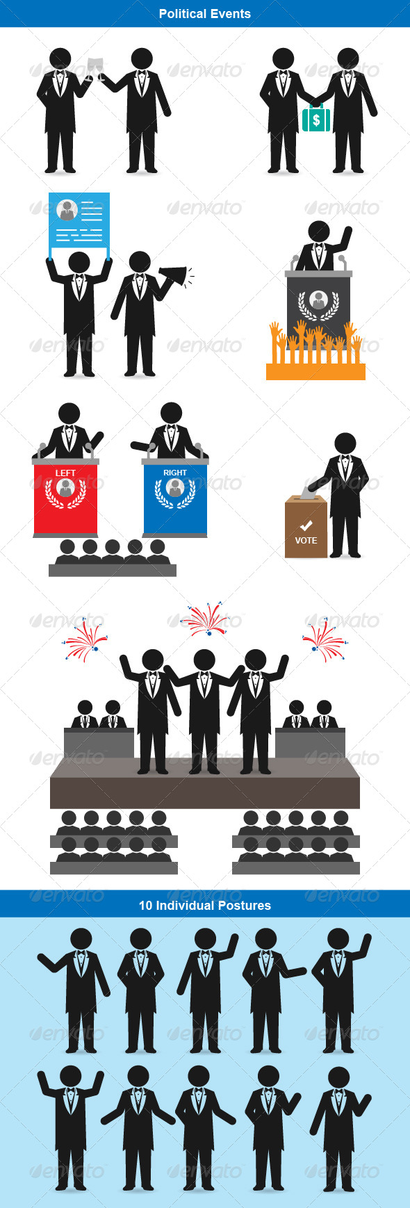 Political Events - People Characters
