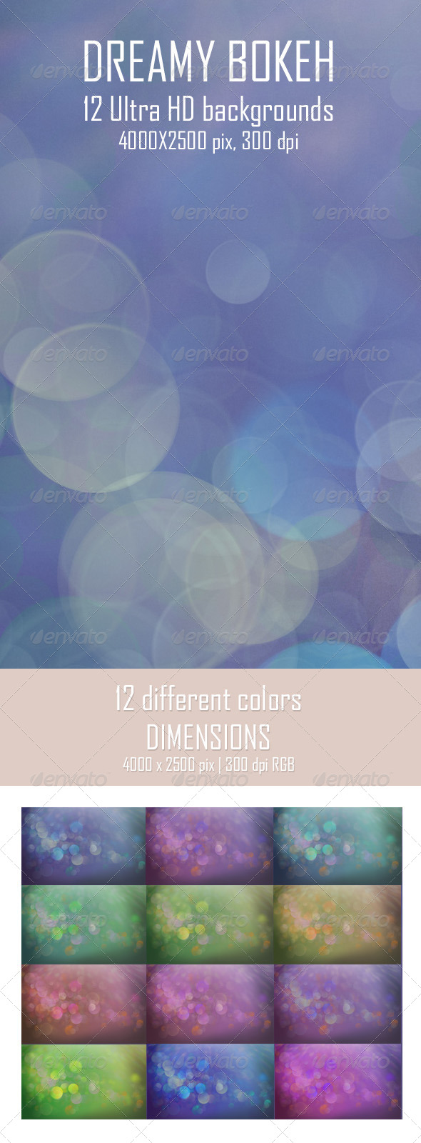 Dreamy Bokeh Backgrounds - Abstract Backgrounds