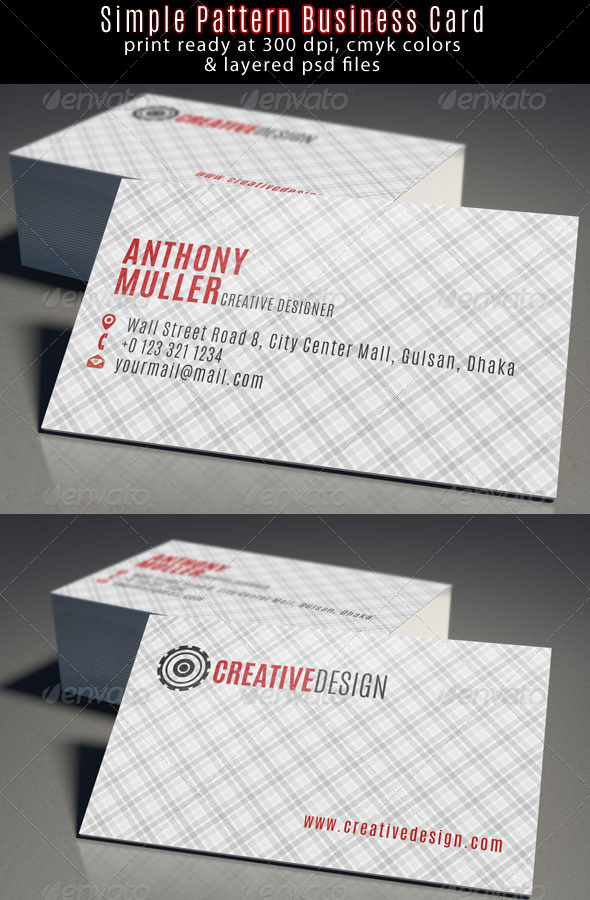 Creative Designer Business Card - Business Cards Print Templates