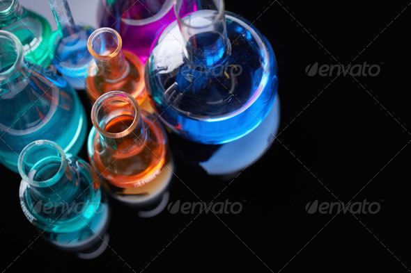 Group of liquids - Stock Photo - Images