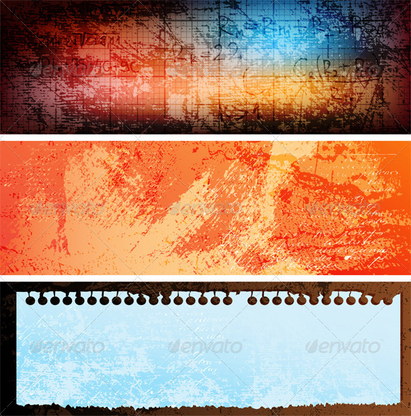 Vector banners