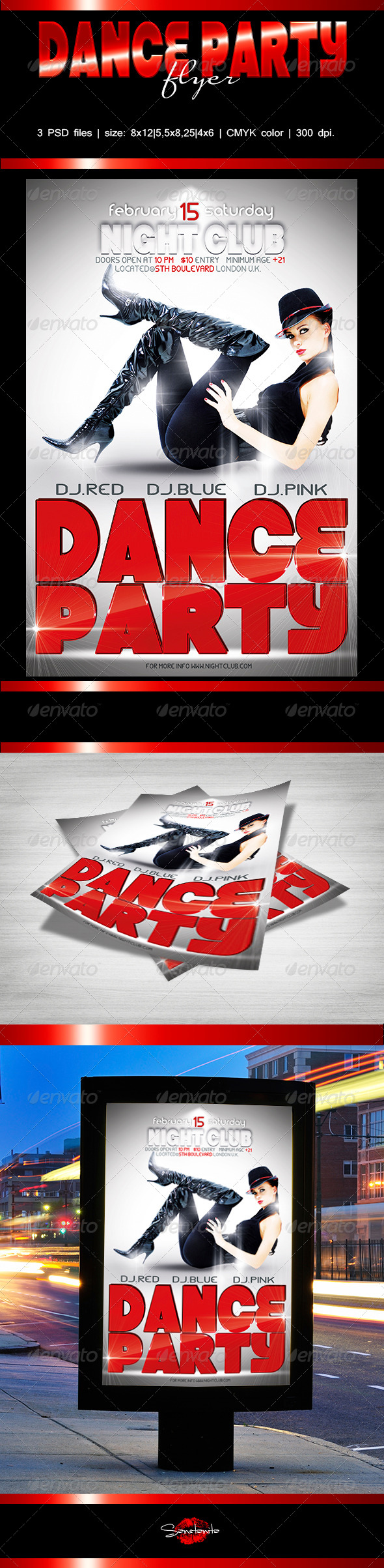 Dance Party Flyer 4 - Clubs & Parties Events