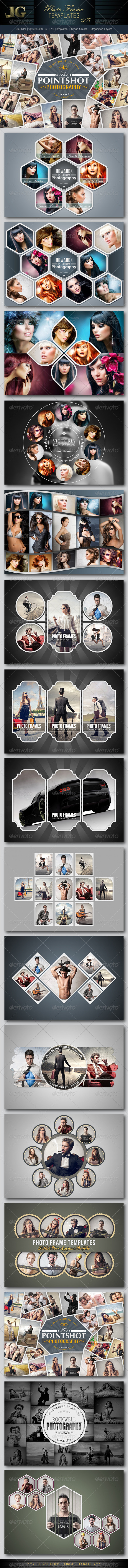 Photo Frame Templates V5 - Tech / Futuristic Photo Templates