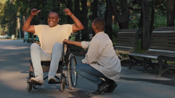 Young Black Guy Tells Paralyzed Father Good News Talks About His Success alt