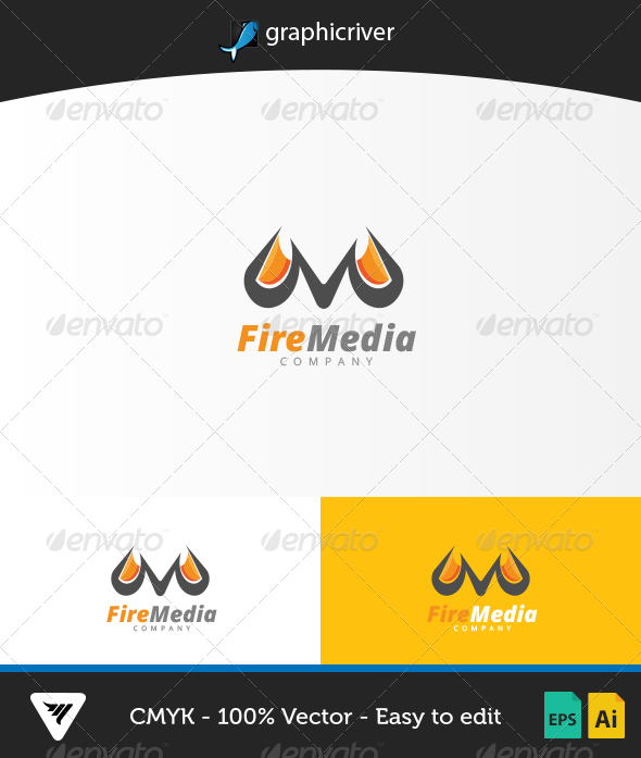 FireMedia Logo - Logo Templates