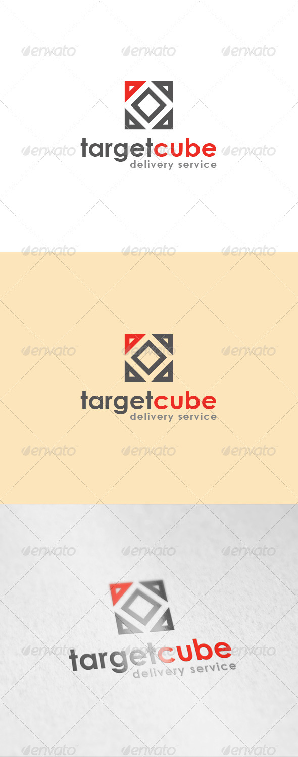 Target Cube Logo - Abstract Logo Templates