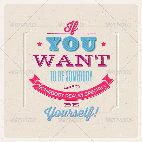 Quote Typographical Design - Decorative Vectors