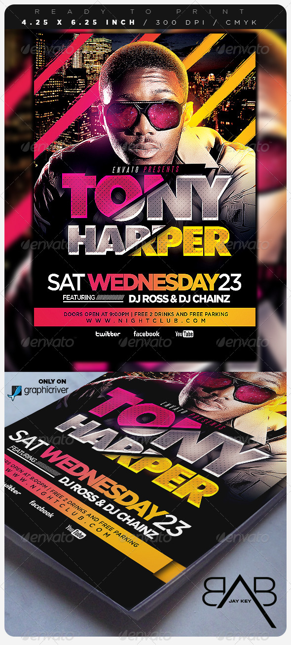 Artist Concert Music Flyer - Events Flyers
