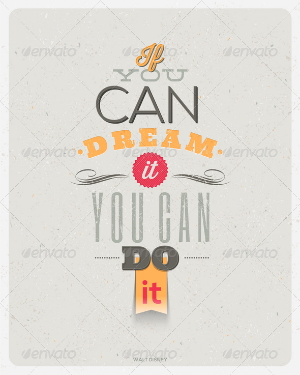 Motivating Quotes Design - Decorative Vectors