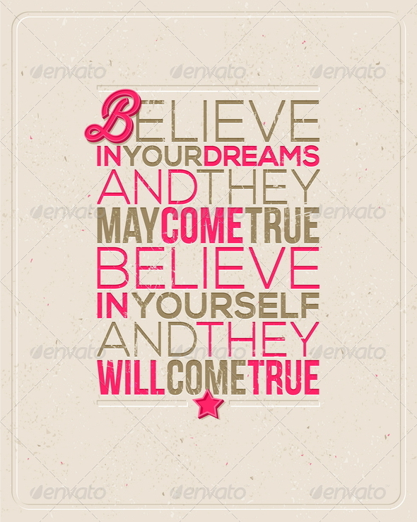 Motivating Quotes Design - Decorative Vectors