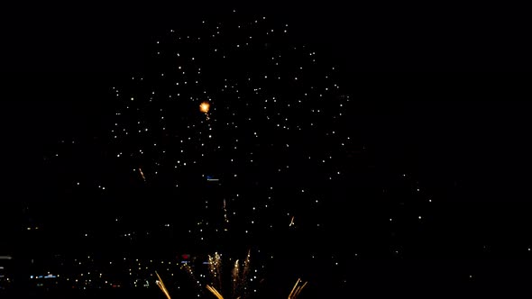 Fireworks Flashing in the Evening alt