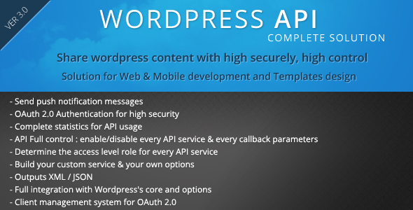 SMIO Wordpress API - CodeCanyon 6448487