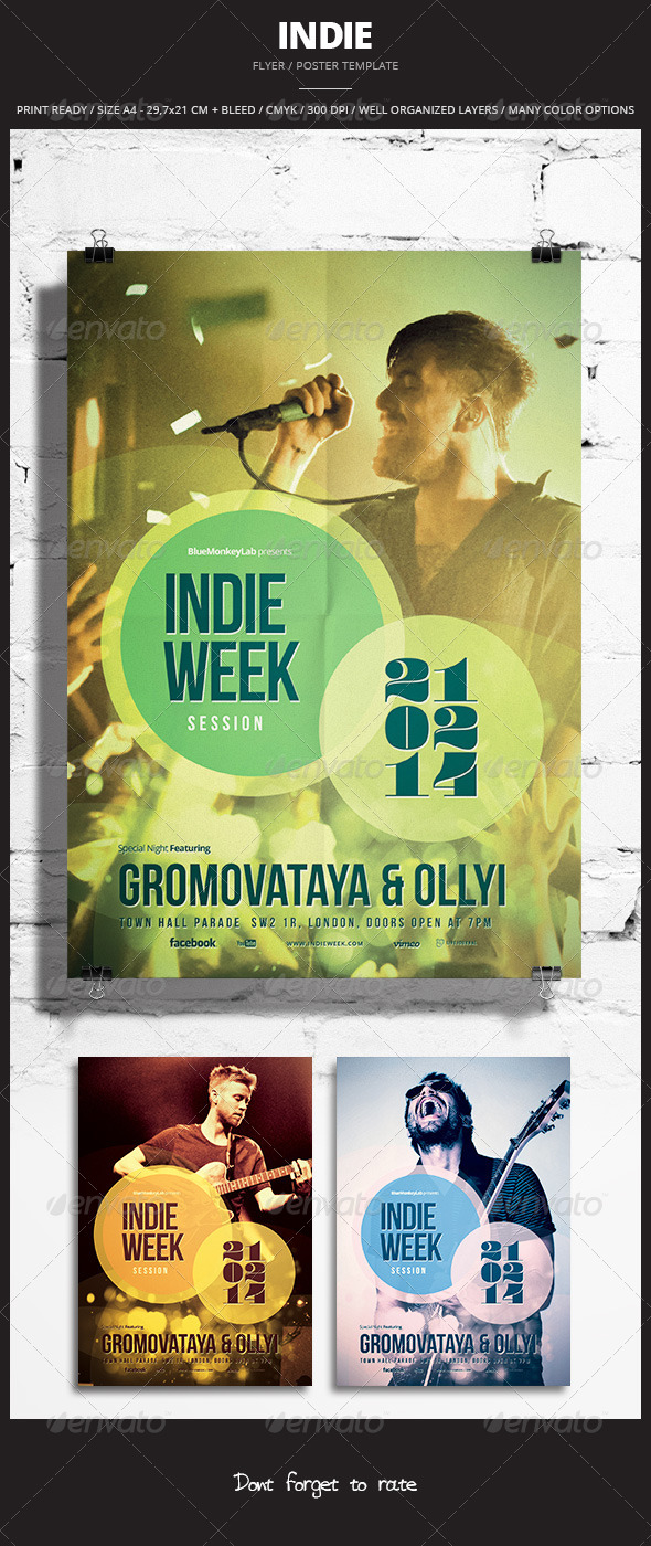 Indie Flyer / Poster 15 - Events Flyers
