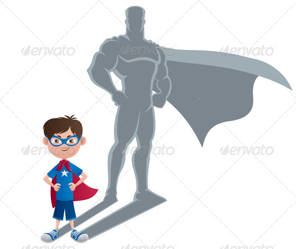 Boy Superhero Concept - People Characters