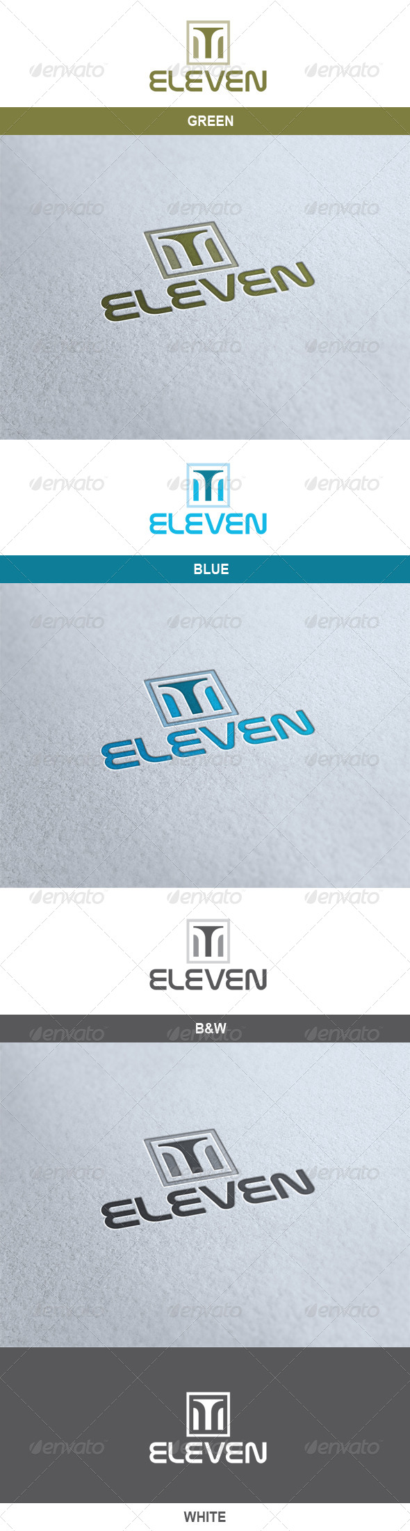 Eleven Logo - Numbers Logo Templates