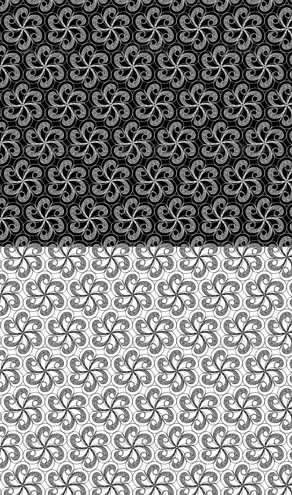 Hand Drawn Radial Swirl Pattern - Patterns Backgrounds
