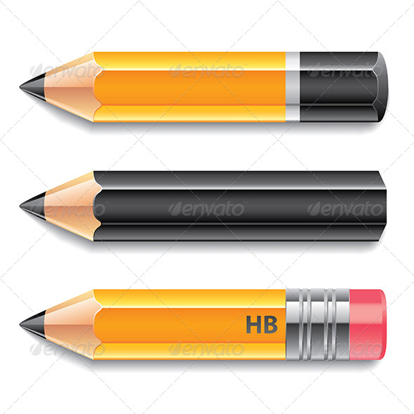 Three pencils clearance