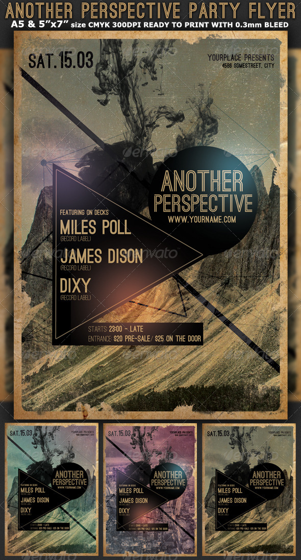 Another Perspective Party Flyer Template - Events Flyers